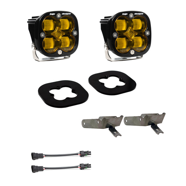 Baja Designs 2011-2016 F250/F350 Super Duty (Sae Fog Amber)Squadron Sae Fog Pocket Kit
