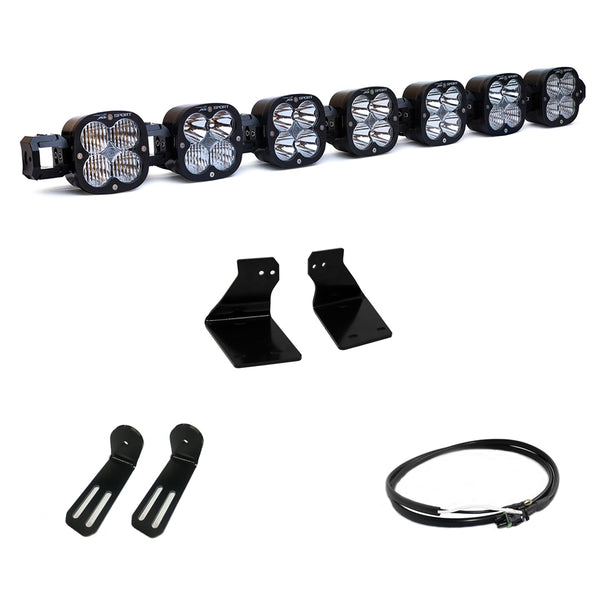 Baja Designs Ensemble d'éclairage de pare-chocs raccordable XL Sport - 2020-2022 F-250 Super Duty; 2020-2022 F-350 Super Duty (multifaisceau, transparent, câblage Upfitter)