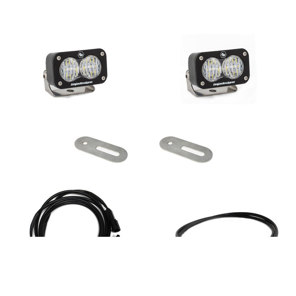 Baja Designs S2 Sport Dual Reverse Light Kit - 2017-2022 F-250 Super Duty; 2017-2022 F-350 Super Duty (Wide Cornering, Clear, Upfitter Wiring)