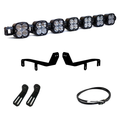 Baja Designs Ensemble d'éclairage raccordable XL Sport pour pare-chocs Sport - '17-19 F-250/350 Super Duty (multifaisceau; transparent; câblage Upfitter)