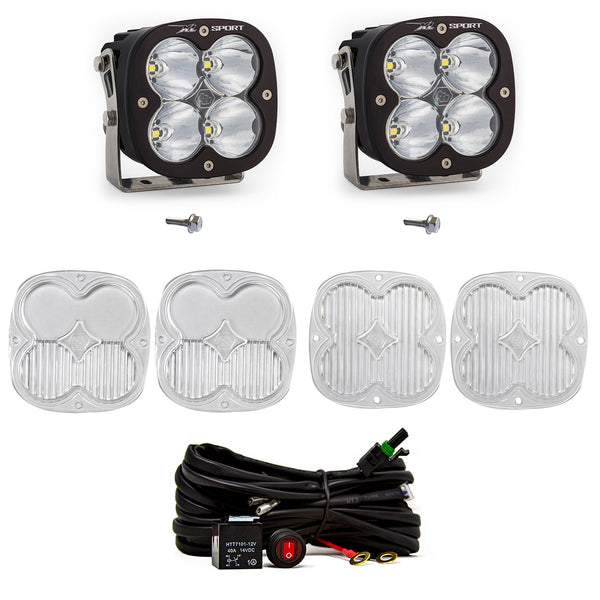 Baja Designs XL Sport A-Pillar Kit - '21-26 Bronco; '22-26 Bronco Raptor (Spot; Clear; Toggle Wiring) Auxiliary Light