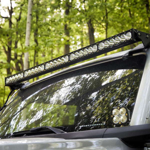 Baja Designs OnX6+ 50 Inch Roof Mount Kit - '21-26 Bronco - '22-26 Bronco Raptor (Multi-Pattern - Clear - Toggle Wiring)