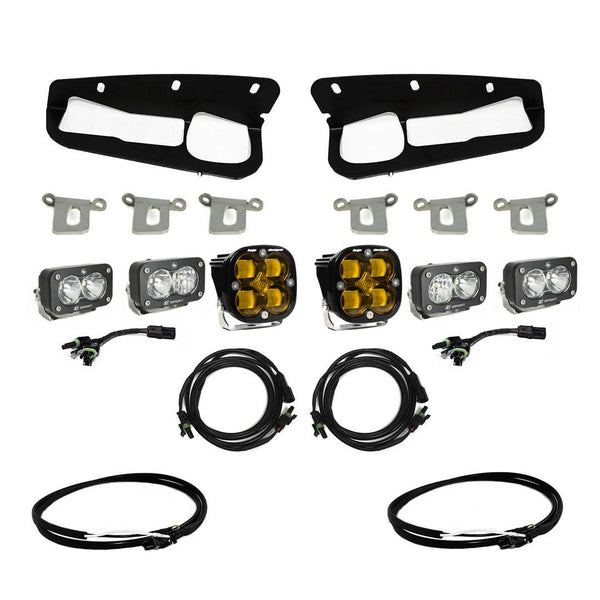 Baja Designs Bronco Amber Sae Fog Pocket Kit 21Up Ford Broncow/Upfitter