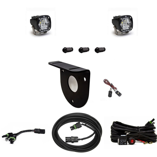 Baja Designs S1 Dual Reverse Kit - '21-26 Bronco (Multi-Pattern - Clear - Toggle Wiring - No License Plate Mount)