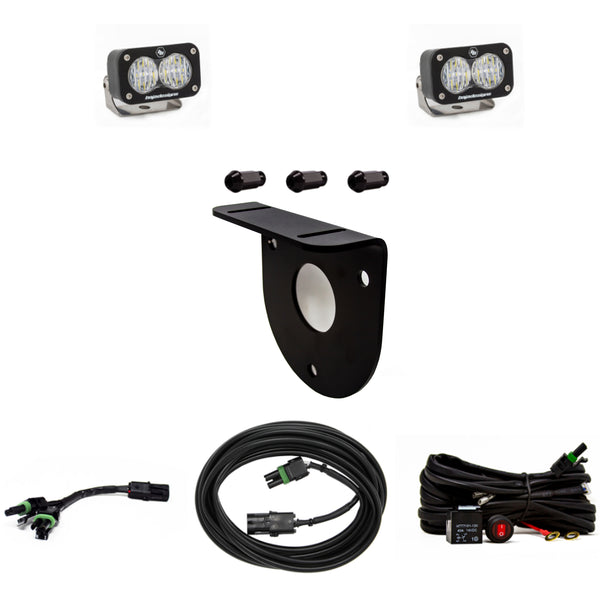 Baja Designs S2 Sport Dual Reverse Kit - '21-26 Bronco (Multi-Pattern - Clear - Toggle Wiring - No License Plate Mount)