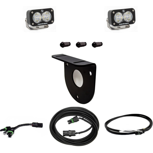 Baja Designs Ensemble de feux de recul doubles S2 Sport - '21-26 Bronco (multi-faisceau - lentille transparente - câblage Upfitter - sans support de plaque d'immatriculation)