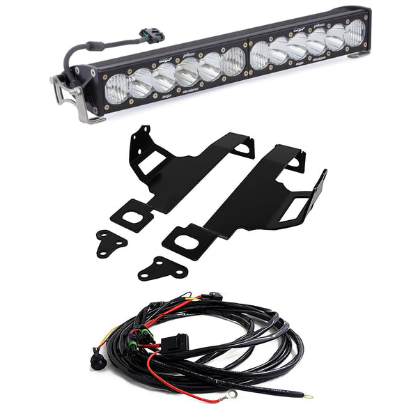Baja Designs OnX6+ 20 Inch Bumper Light Kit - 2011-2016 F-250/350 Super Duty (Driving/Combo, Clear)