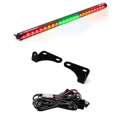 Baja Designs RTL 30 Inch Rear Light Kit - '15-18 RZR - w/ 2-Seats (Green - No Turn Signal)