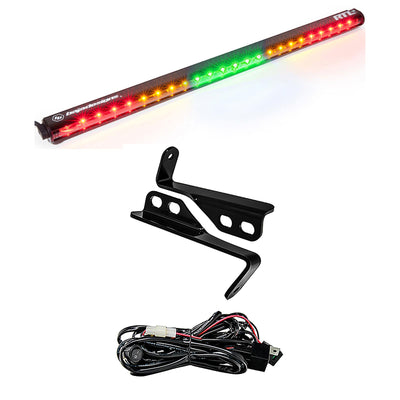 Baja Designs RTL 30 Inch Rear Light Kit - '15-18 RZR - w/ 4-Seats (Green - No Turn Signal)