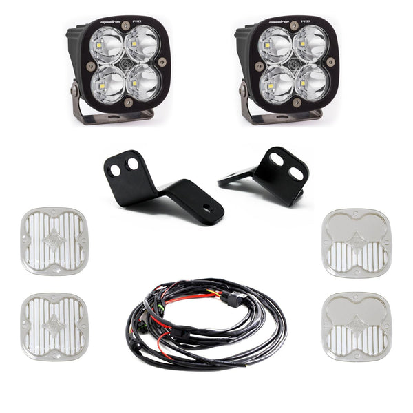 Baja Designs Squadron Pro A-Pillar Kit - '14-21 RZR XP 1000 - XP Turbo - Turbo S (Spot - Clear)