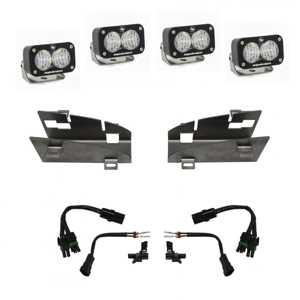 Baja Designs Dodge Ram Rebel 1500 19On Dual S2 Fog Pocket Kit