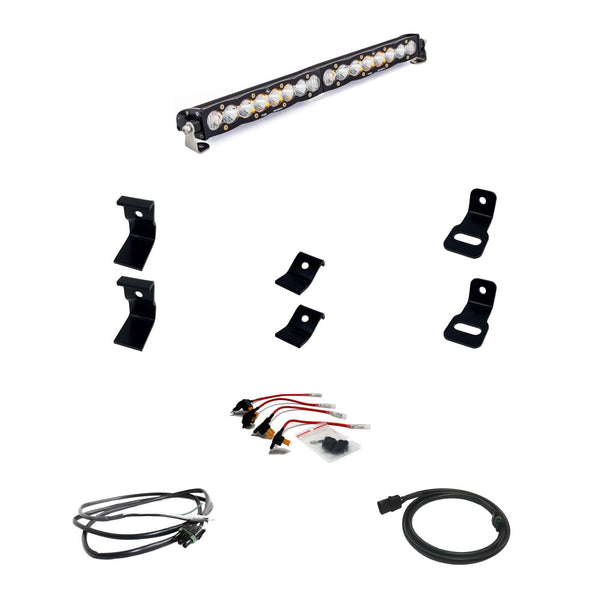 Baja Designs S8 20 Inch Grille Kit - '19-24 1500 Rebel - '21-24 1500 TRX (Driving/Combo - Clear)