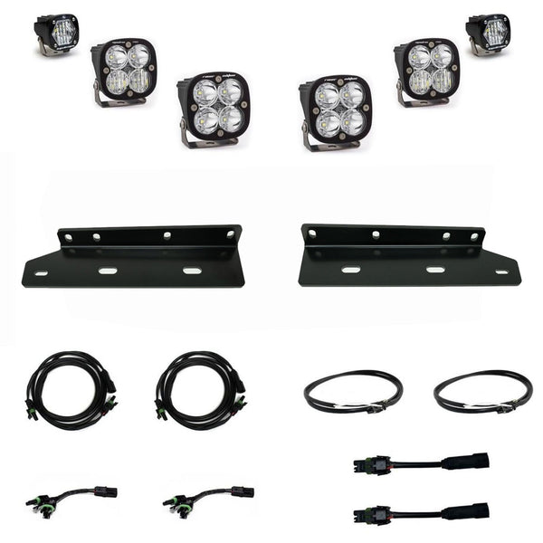 Baja Designs 2021-2023 F150 Raptor Squadron Unlimited/S1 Fog Pocket Kit Multipattern/Clear