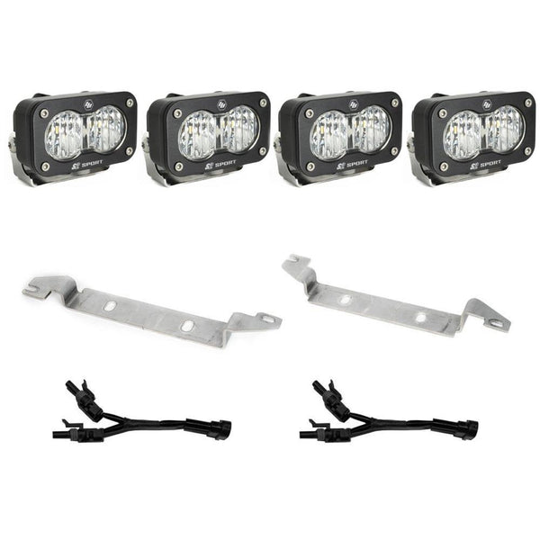 Baja Designs S2 Sport Fog Pocket Kit - '22-26 Tundra (Wide Cornering - Clear) — 2022-2026 Toyota Tundra