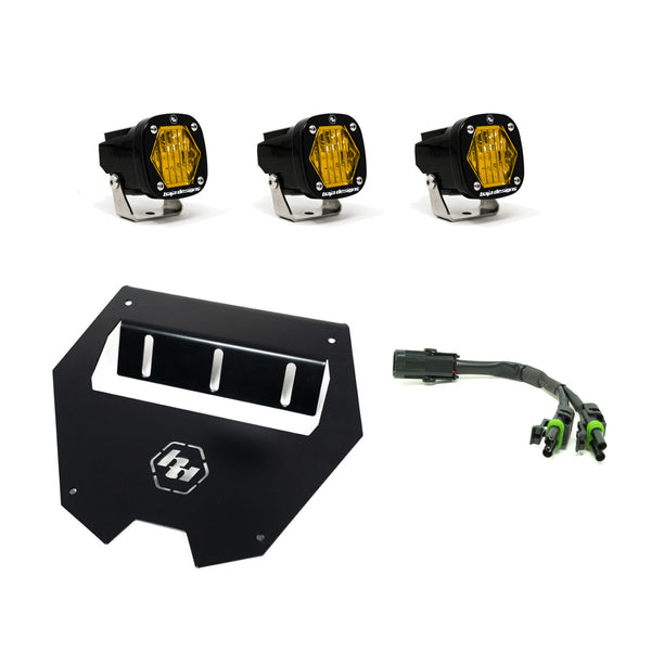Baja Designs 2022+ Polaris RZR Pro R S1 Lower Facia Kit