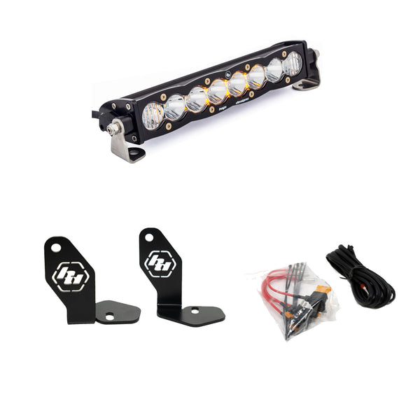 Baja Designs 2022-2024 Polaris RZR Pro R S8 10" Hood Mount Kit Baja Amber