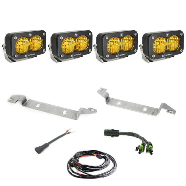 Fog Pocket Light Kit - 2023-26 Toyota Sequoia (Wide Cornering: Baja Amber)
