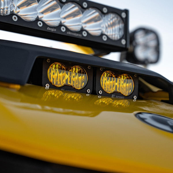 Baja Designs 2024+ Canam Maverick R Dual S2 Pro Hood Kit