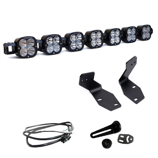 Baja Designs 7XL Sport Linkable Bumper Light Kit — Multi-Pattern, Clear, Upfitter Wiring — 2023-2026 Ford F-250 / F-350 Super Duty (448229UP)
