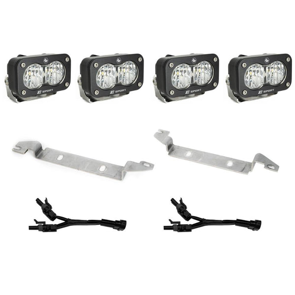Baja Designs S2 Sport Dual Fog Pocket Light Kit - 2024-2026 Tacoma