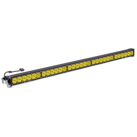 Baja Designs Barre lumineuse DEL droite OnX6+ (50 po; éclairage d'angle large; ambre Baja) (50 po - éclairage d'angle large - ambre Baja)
