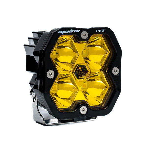 Baja Designs Squadron 2.0 Pro, DEL faisceau concentré, ambre Baja
