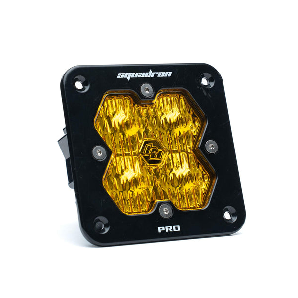 Baja Designs Squadron 2.0 Pro, montage encastré, DEL grand angle de virage, ambre Baja