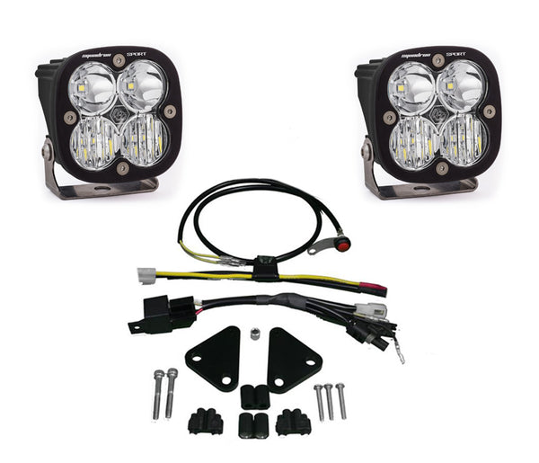 Baja Designs Squadron Sport Headlight Kit - '08-12 F800GS (Driving Combo - Clear)