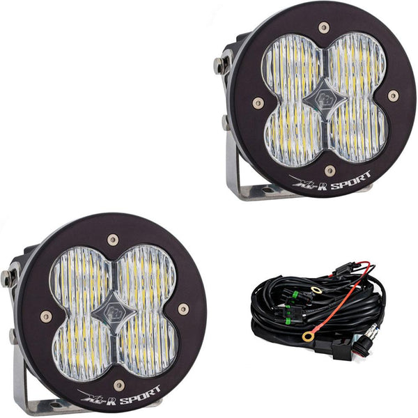 Baja Designs XL-R Sport LED Light Pod Pair (Wide Cornering; Clear)