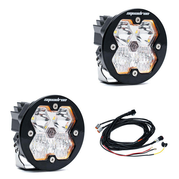 Baja Designs Squadronr 2.0 Sport à DEL (paire), faisceau route/combiné
