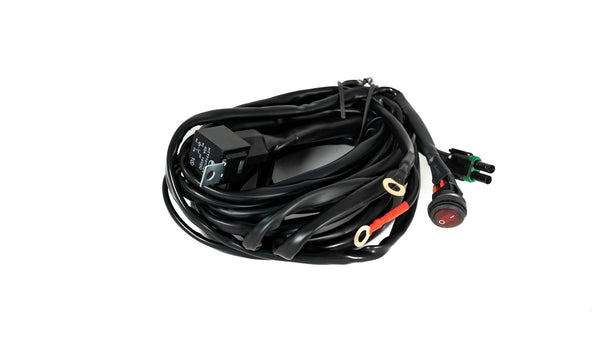 Baja Designs Squadron/S2/S1 On/Off 2-Pin Single Light Wiring Harnes