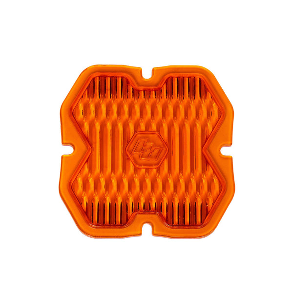 Baja Designs Ensemble de lentilles grand angle de virage Squadron 2.0 - ambre d'usine