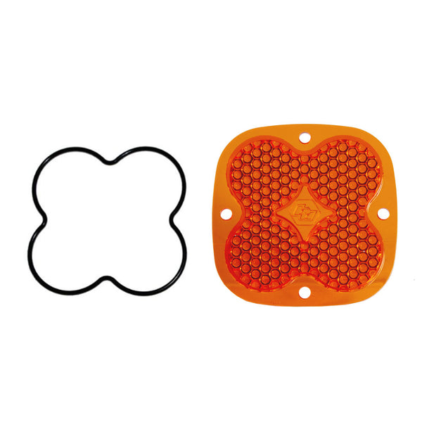 Baja Designs Ensemble de lentille pour phare Squadron (travail/scène; ambre d'usine)