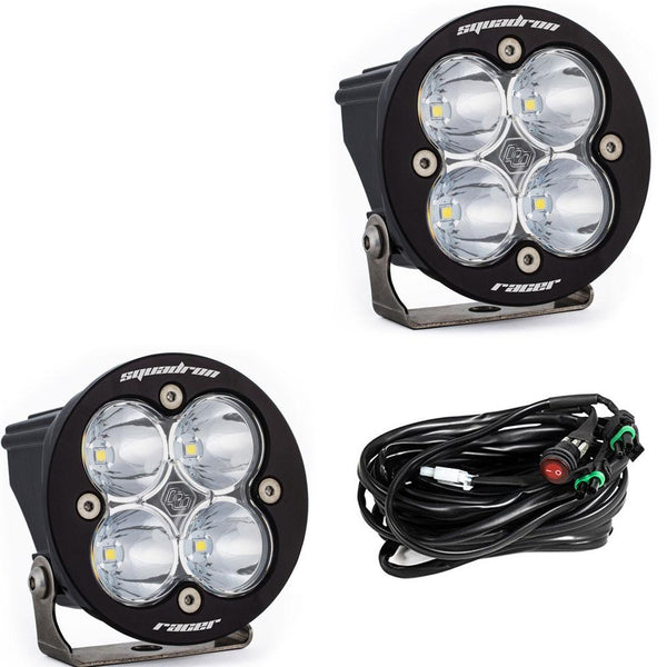 Baja Designs Squadron-R Racer Edition LED Light Pod Pair (Racer Spot - Clear)