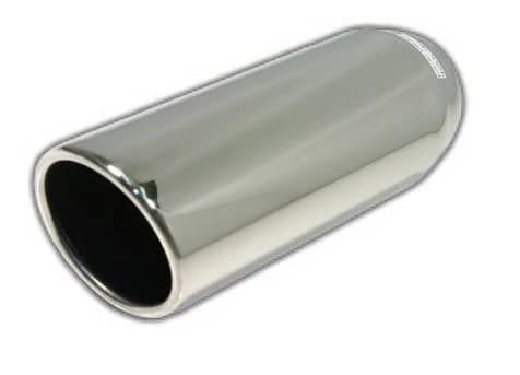 Flo-Pro Rolled Angle Cut Stainless Exhaust Tip 4"X5"X15"