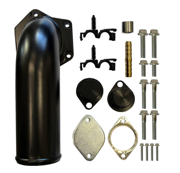 Cooler Upgrade Kit with High Flow Intake Elbow - 08-10 Super Duty 6.4L Powerstroke