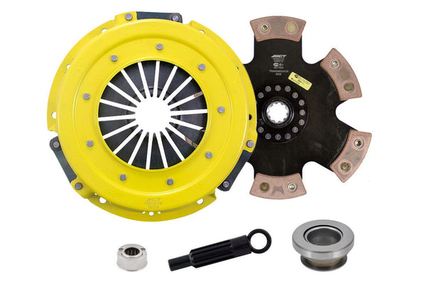 Advanced Clutch Ensemble d'embrayage ACT Sport, disque de course à moyeu rigide 6 patins (FM1-SPR6)