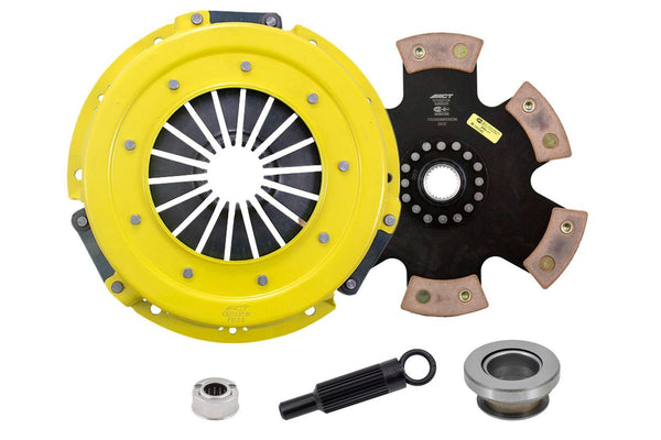 Advanced Clutch Ensemble d'embrayage ACT Sport, disque de course à moyeu rigide 6 patins (FM4-SPR6)