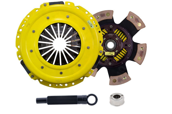 Advanced Clutch Ensemble d'embrayage ACT Heavy Duty, disque de course à moyeu amorti 6 patins (FM6-HDG6)