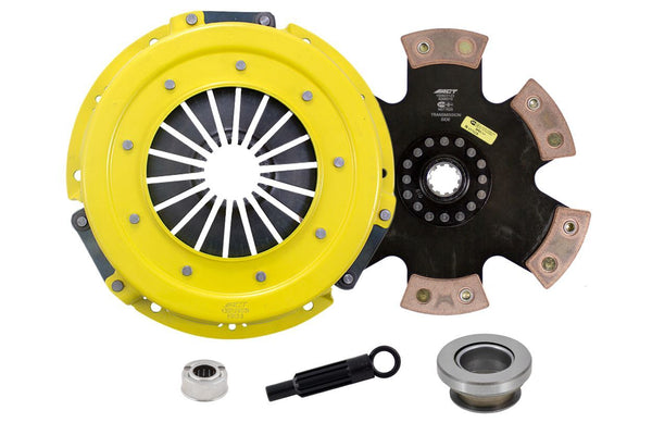 Advanced Clutch Ensemble d'embrayage ACT Sport, disque de course à moyeu rigide 6 patins (FM7-SPR6)