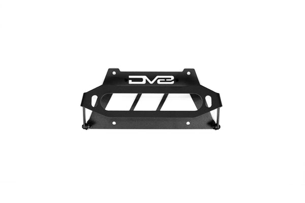 DV8 Offroad Fairlead Mounted Flipup License Plate Bracket Black