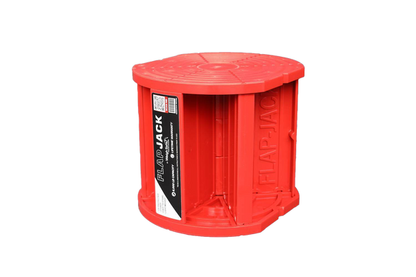 Weigh Safe Flap Jack Collapsable Stabilizing Block (4) with Bag Red
