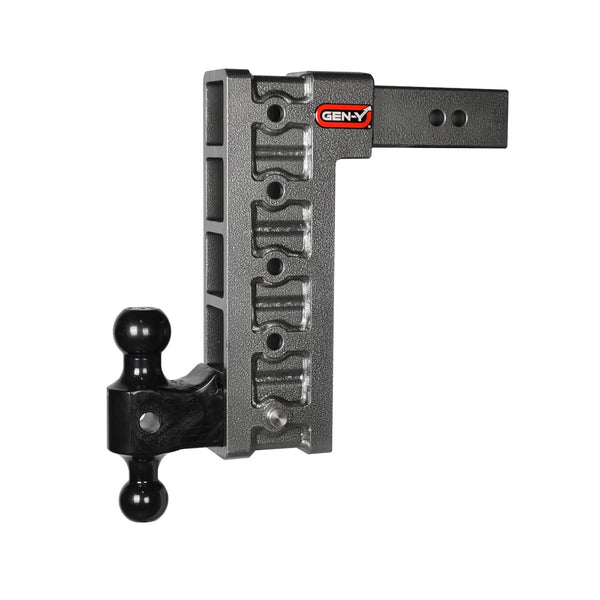 Gen-Y Hitches Mega-Duty Ball Mount - 12" Drop / 2.5" Shank with GH-0161 Versa-Ball