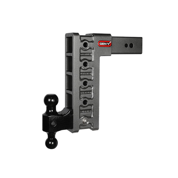 Gen-Y Hitches Support de boule Mega-Duty - dénivellation de 12 po / tige de 3 po avec Versa-Ball GH-0161