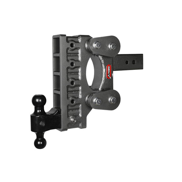 Gen-Y Hitches Support de boule Boss Torsion Flex - dénivellation de 9 po / tige de 2.5 po avec Versa-Ball GH-0161