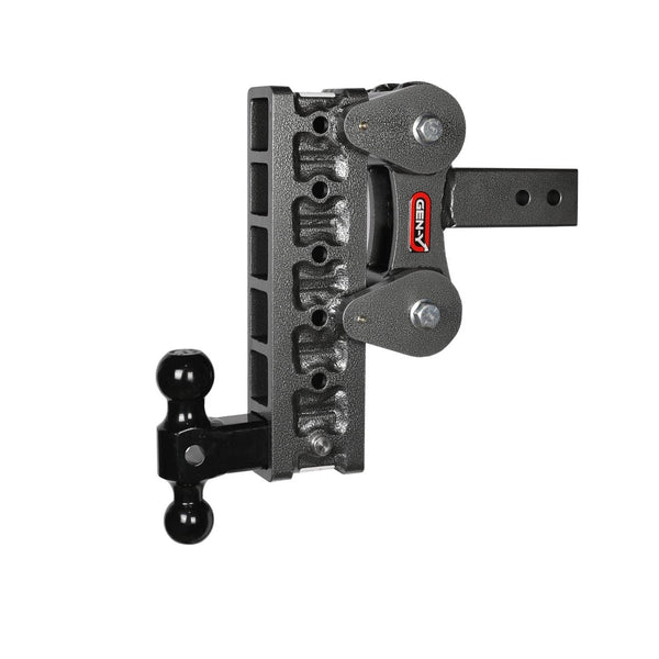 Gen-Y Hitches Support de boule Boss Torsion Flex - dénivellation de 10 po / tige de 2.5 po avec Versa-Ball GH-031