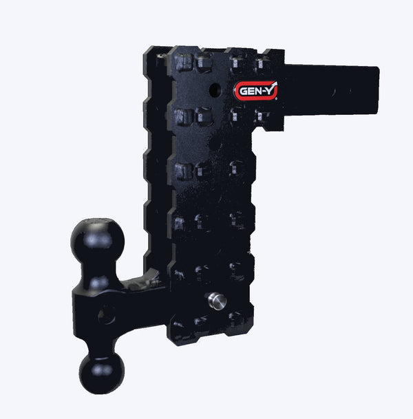 Gen-Y Hitches Phantom-X Ball Mount - 10" Drop / 2.5" Shank with GH-051 Dual Ball Mount