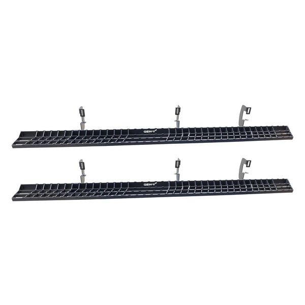 Gen-Y 84" Running Boards - 19-26 Silverado/Sierra 1500 Crew Cab / 20-26 Silverado/Sierra HD Crew Cab