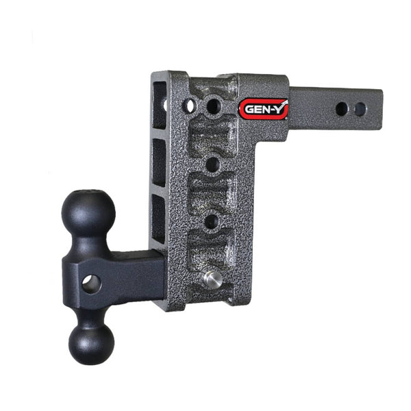 Gen-Y Hitches Mega-Duty Ball Mount - 7.5" Drop / 2" Shank with GH-031 Versa-Ball