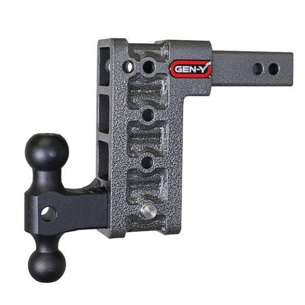 Gen-Y Hitches Mega-Duty Ball Mount - 7.5" Drop / 2" Shank with GH-051 Versa-Ball